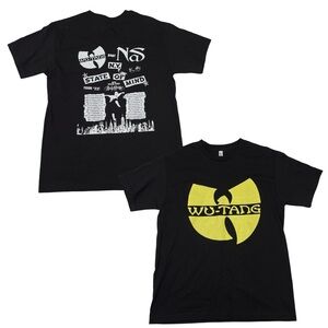 Wu-Tang & NAS & Busta Rhymes NY State of Mind 2022 Tour Size M Tee (Retail $50)